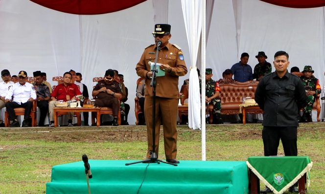 
 Pj Wali Kota Langsa Pimpin Upacara Pembukaan TMMD ke 117