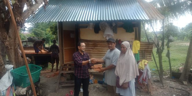 
 Usai Diberitakan, Rumah Korban Kebakaran di Langsa segera Dibangun