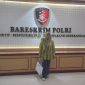 Kadisdik Langsa, Suhatini, MPd saat melaporkan akun bodong penyebar Hoax ke Bareskrim Polri.