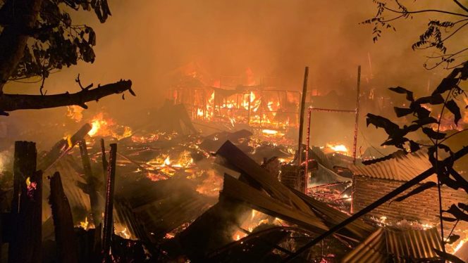 
 Delapan Unit Rumah di Kota Langsa Ludes Terbakar