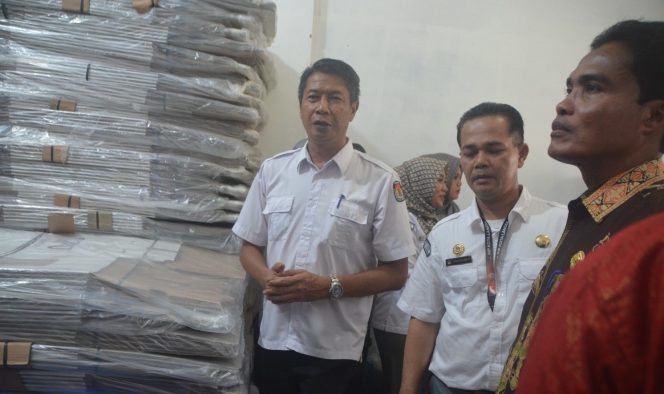 
 Pj Wali Kota Langsa Cek Gudang Logistik KIP