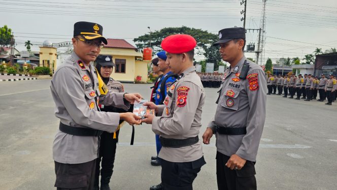 
 Polres Langsa Kerahkan 386 Personel Pengamanan TPS Pemilu 2024