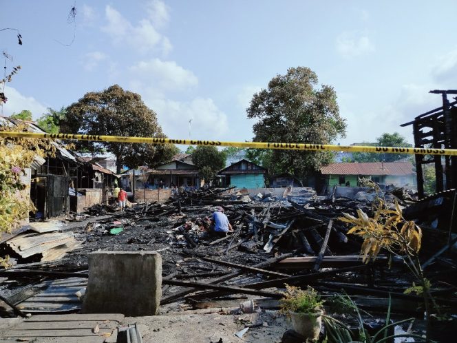 
 Blok PJKA Langsa Membara, 43 Jiwa Mengungsi