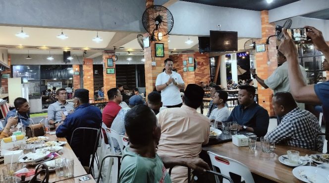 
 Danki Brimob Aramiyah Halal BI Halal dengan Insan Pers