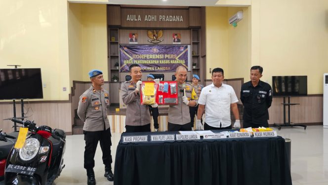 
 Polres Langsa Sita Sabu 1.029 Gram dari Residivis