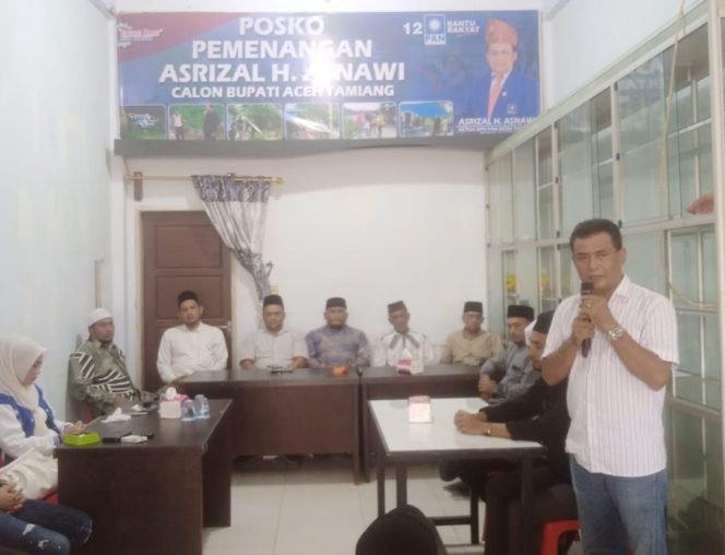 
 Maju Bupati, Relawan Asrizal Dirikan Posko Pemenangan