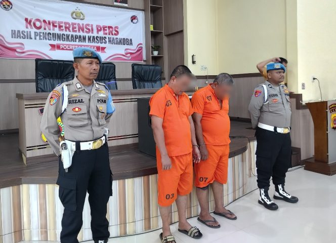 
 Dua Residivis Diciduk Polisi Miliki Sekilo Lebih Sabu