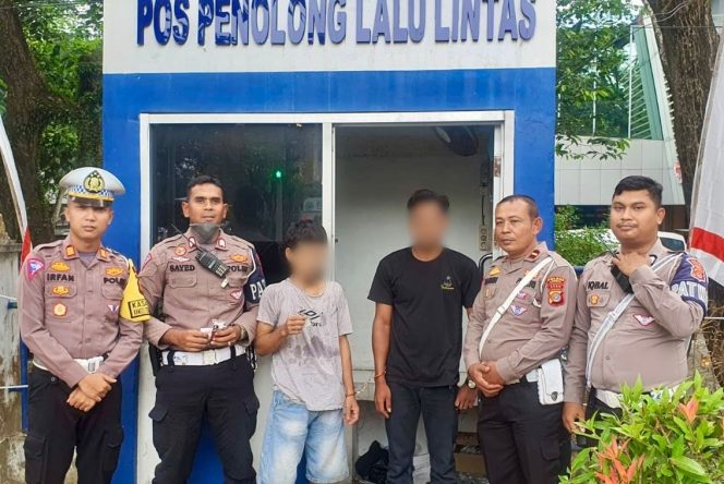 
 Seorang Pelanggar Lalu Lintas di Langsa Diringkus Bawa Sembilan Paket Sabu