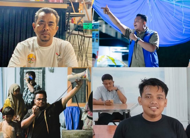 
 Foto: Popon Engkol, Ketua MMC Wahyu Ramadhana, Ketua J-Connection Fajar Afrizal dan OTW Pendopo Jaka Mahdani.