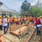 Peserta Sertifikasi Praktek Lapangan dipandu tim Asesor dari Kementerian PUPR. Jum'at (13/12/2024).