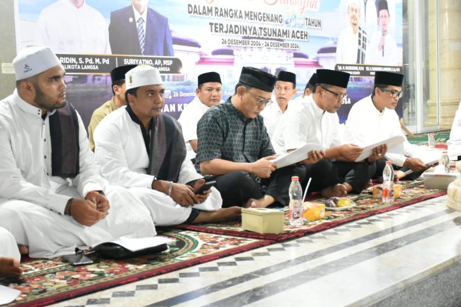 
 Pemko Langsa Gelar Dzikir Peringatan 20 Tahun Tsunami Aceh