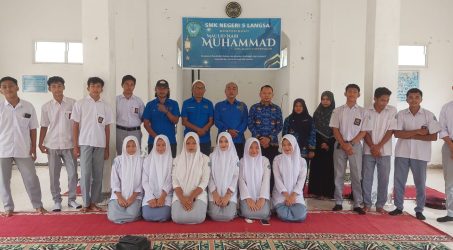 Literasi Ramadhan PWI di SMKN 5 Langsa.