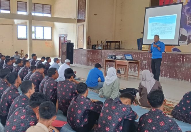 
 Giat Literasi PWI, Pelajar SMKN 2 Langsa Antusias