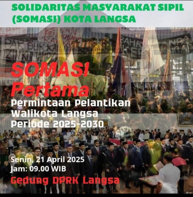 
 Hambat Pelantikan Wali Kota, Elemen Sipil Somasi DPRK Langsa