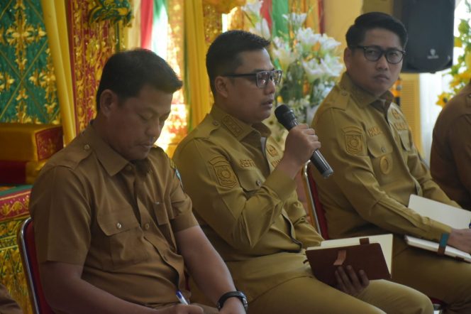 
 Rakor Perdana dengan OPD, Jeffry Sentana Paparkan Rencana Kerja