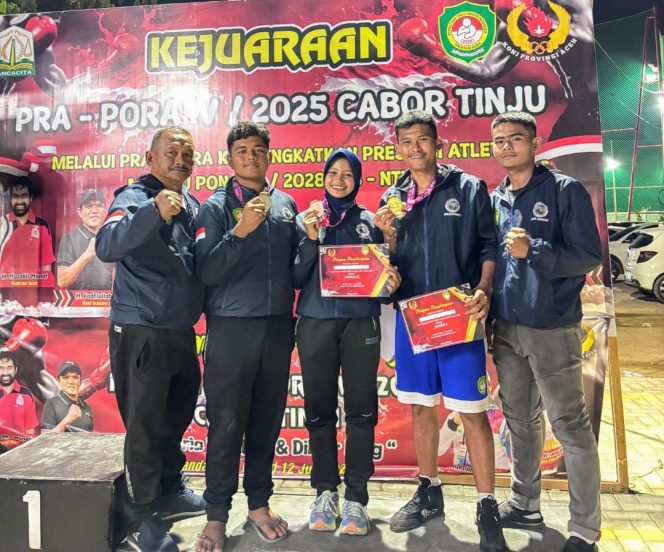
 Pertina Langsa Boyong Tiga Medali Pra PORA