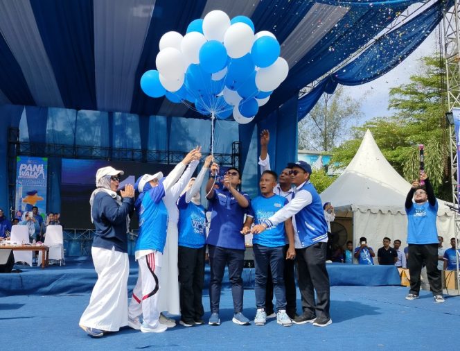 
 Milad PAN-27, Lapangan Merdeka Kota Langsa “Membiru”