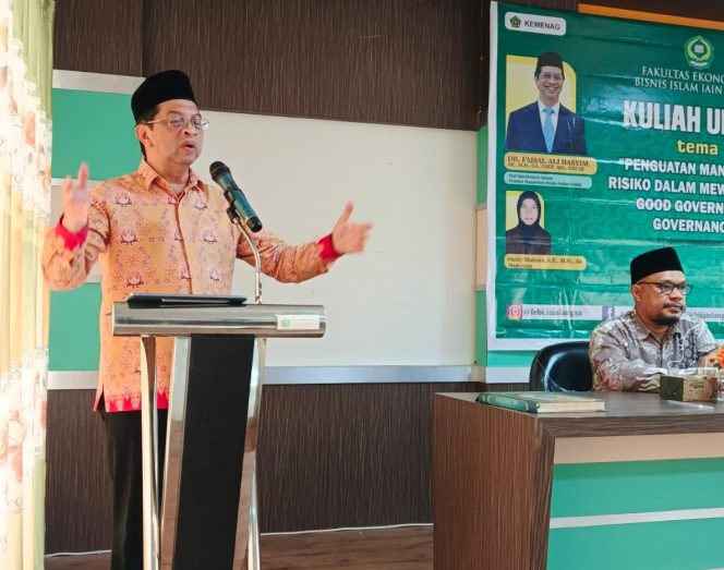 
 Staf Ahli Kemenag RI Isi Kuliah Umum di FEBI IAIN Langsa