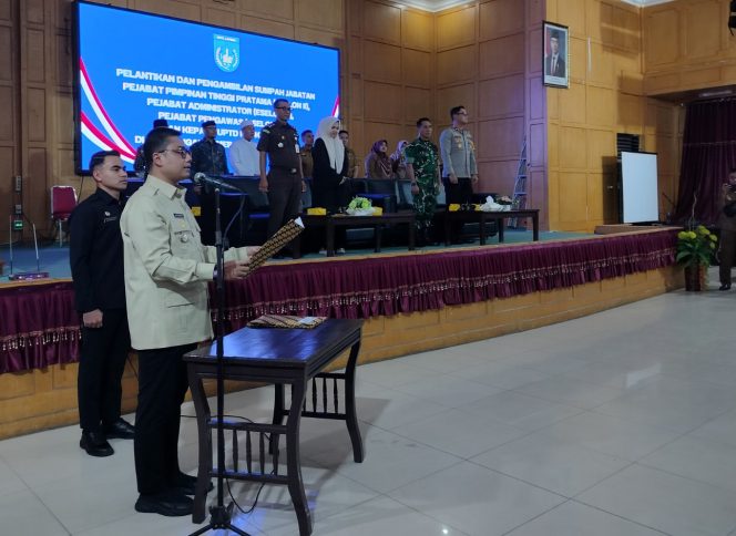 
 10 Kepala OPD Pemko Langsa di Plt-kan