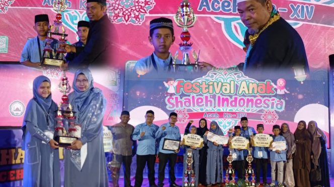 
 Kota Langsa Peringkat 4 Festival Anak Saleh Indonesia tingkat Aceh