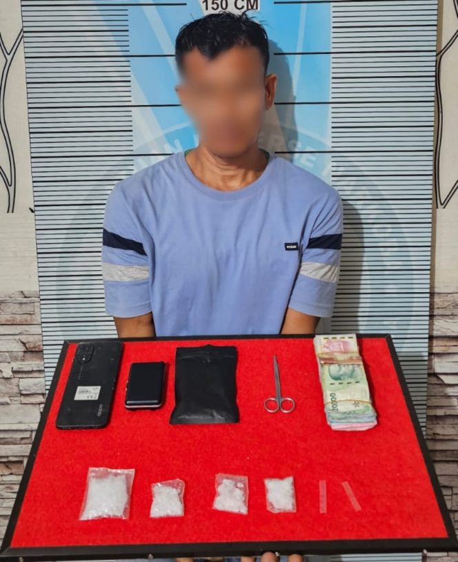 
 Polisi Tangkap Residivis, Sabu 29,15 Gram Diamankan