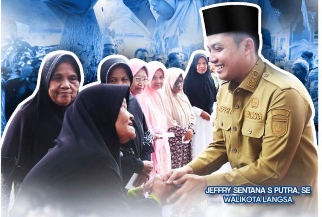 
 Pemko Langsa Bagi Bantuan Pangan Lanjutan untuk Janda Lansia