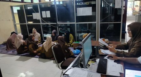 Kondisi aktivitas kantor Pascabanjir.