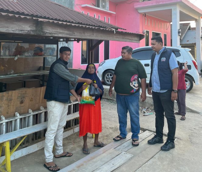 
 GEEBRAK Berbagi Sembako kepada Warga Kurang Mampu Kota Langsa