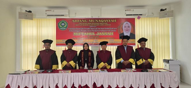 
 Dari Tenda Pengungsian, Mahasiswi Pascasarjana IAIN Langsa Lulus Sidang Munaqasyah dengan Nilai A