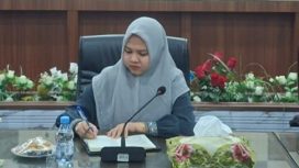 Ketua DPRK Langsa Melvita Sari, SAB.