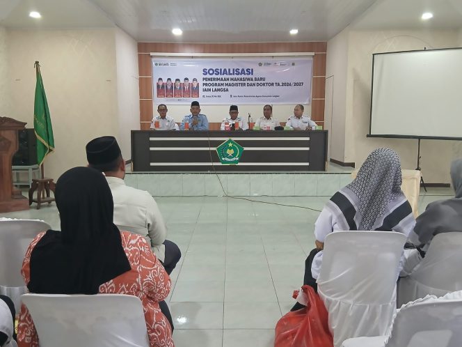 
 Pascasarjana IAIN Langsa Sosialisasi PMB di Kabupaten Langkat