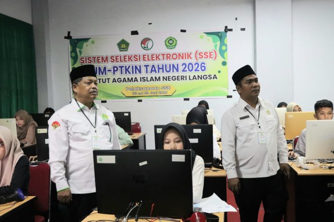 
 Calon Mahasiswa IAIN Langsa Ujian SEE UM-PTKIN 2026