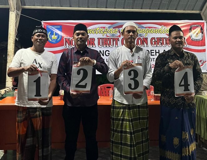 
 Calon Geuchik Gampong Meurandeh Aceh, Kota Langsa.