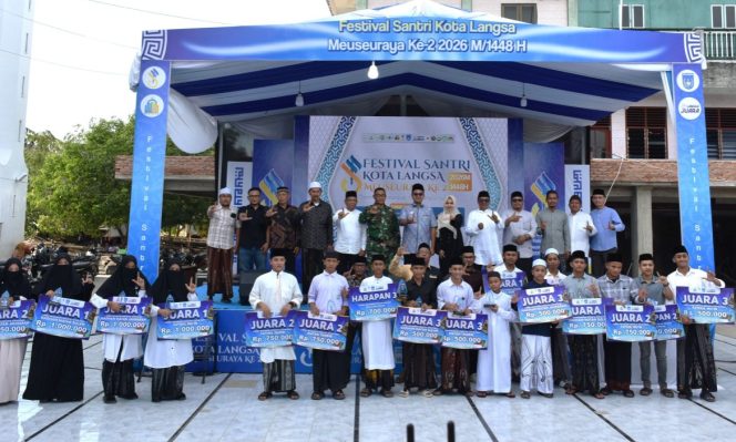 
 Nahdatul Ulya Juara 1 Dalail Khairat Festival Santri Meuseuraya II Kota Langsa Tahun 2026