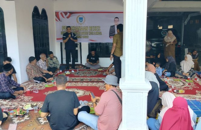 
 Serap Aspirasi Masyarakat, Anggota DPRK Langsa Muhammad Syahputra Gelar Reses