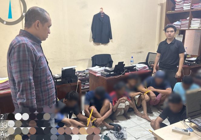 
 Polisi Bekuk Delapan Pencuri Granit RS Regional Langsa