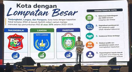 Langsa masuk kategori kota dengan lompatan besar.