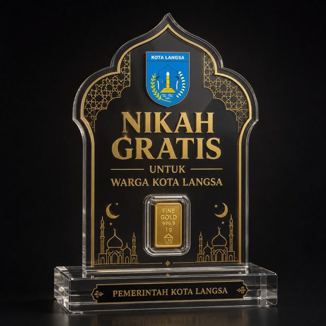 
 Mahar Nikah Gratis Kota Langsa.