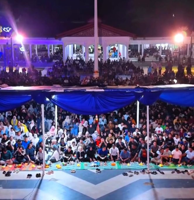 
 Euforia Final Piala Dunia 2026, Wali Kota Langsa Nobar Dengan Ribuan Warga di Lapangan Merdeka