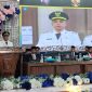 Wali Kota Langsa Jeffry Sentana saat memberikan kata sambutan.