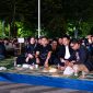 Wali Kota Langsa Jeffry Sentana bersama Ketua TP PKK dan anggota DPRK nobar piala dunia Lapangan Merdeka.